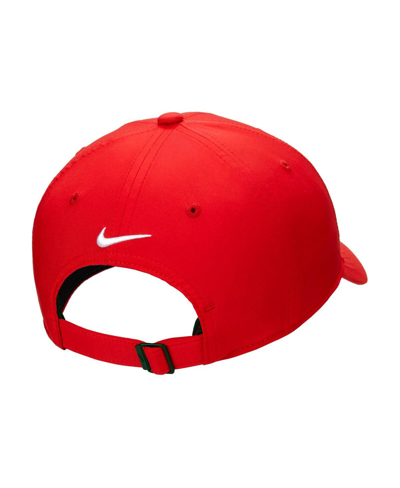 Shop Nike Men's  Golf Red Clubâ Performance Adjustable Hat