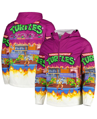 Chalk Line Men's  Purple Teenage Mutant Ninja Turtles Half-zip Lightweight Jacket In Purple