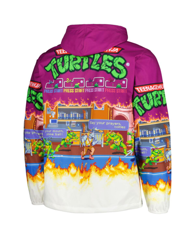 Shop Chalk Line Men's  Purple Teenage Mutant Ninja Turtles Half-zip Lightweight Jacket