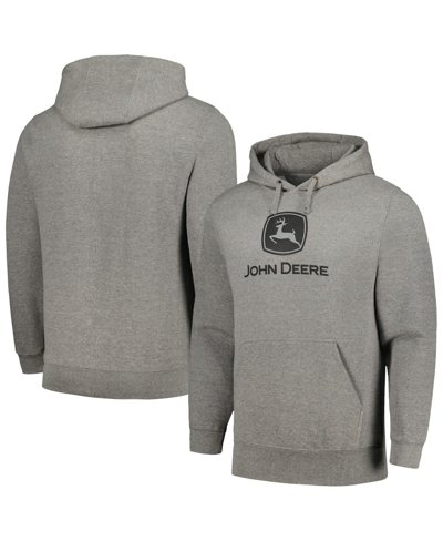Top Of The World Men's And Women's  Charcoal John Deere Classic Trademark Pullover Hoodie In Charcoal