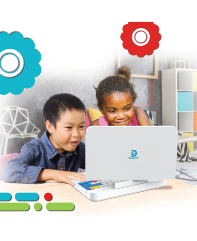 Discovery Teach & Talk Laptop, Educational Interactive Computer In White