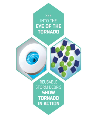 Discovery Mindblown Tornado Lab, 5-speed Cyclone Controller In White
