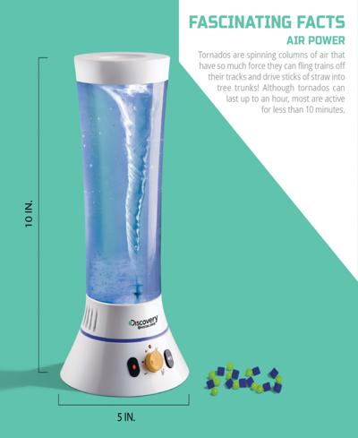 Discovery Mindblown Tornado Lab, 5-speed Cyclone Controller In White