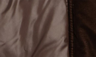 Andrew Marc Hooded Quilted Down Puffer Jacket In Chocolate