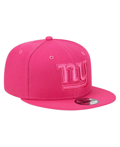 Shop New Era Men's  Pink New York Giants Color Pack 9fifty Snapback Hat