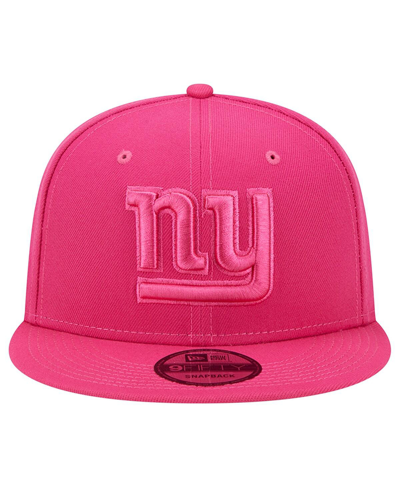 Shop New Era Men's  Pink New York Giants Color Pack 9fifty Snapback Hat