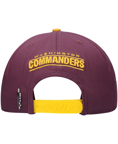 Shop Pro Standard Men's  Burgundy Washington Commanders Hometown Snapback Hat