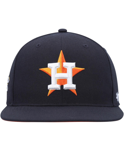 47 Brand Men's ' Navy Houston Astros 2017 World Series Sure Shot Captain Snapback Hat In Navy