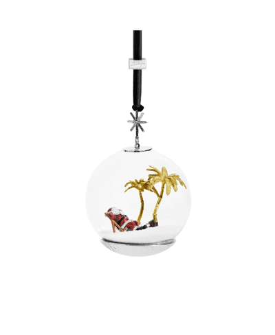 Michael Aram Island Santa Snow Globe Ornament In No Color