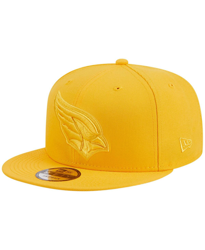 Shop New Era Men's  Gold Arizona Cardinals Color Pack 9fifty Snapback Hat