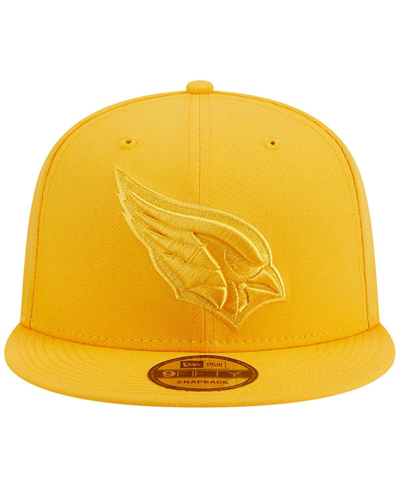 Shop New Era Men's  Gold Arizona Cardinals Color Pack 9fifty Snapback Hat
