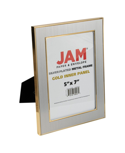Shop Jam Paper Plated Metal Picture Frames In Silver Foil