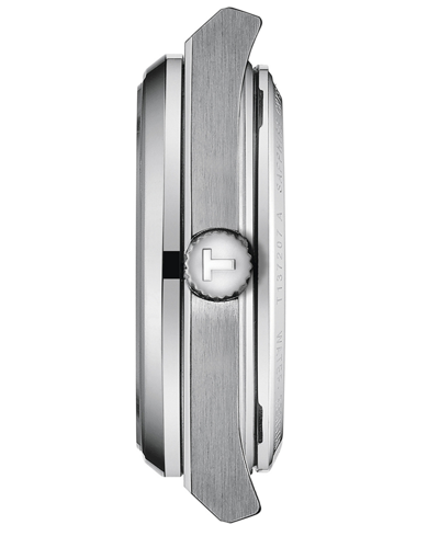 Tissot Women's Swiss Automatic Prx Powermatic 80 Stainless Steel Bracelet Watch 35mm In Ice Blue