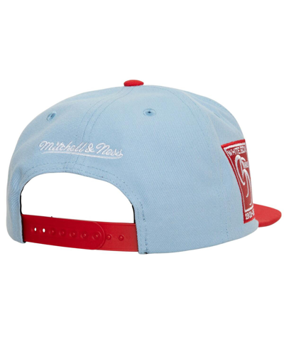 Mitchell & Ness Men's  Light Blue, Red Chicago White Sox Hometown Snapback Hat In Light Blue,red