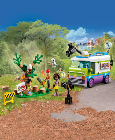 Shop Lego Friends 41749 Newsroom Van Toy Vehicle Building Set In Multicolor