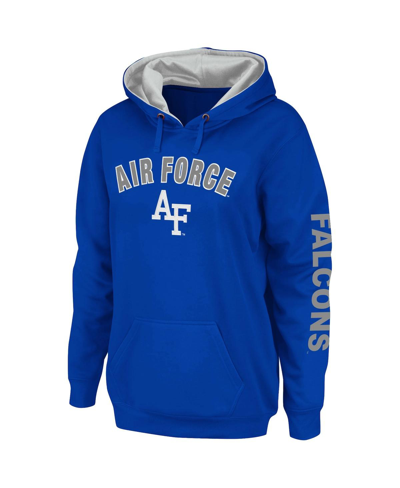 Shop Colosseum Women's  Royal Air Force Falcons Loud And Proud Pullover Hoodie