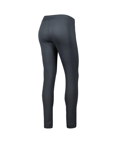 Concepts Sport Women's  Charcoal Iowa Hawkeyes Upbeat Sherpa Leggings In Charcoal