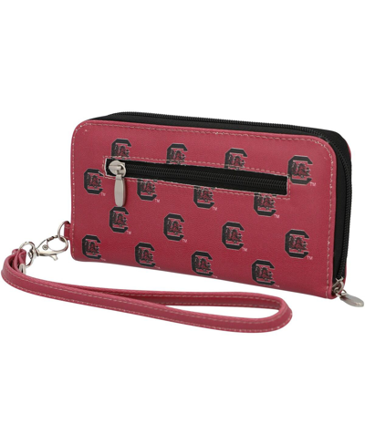 Eagles Wings Women's South Carolina Gamecocks Zip-around Wristlet Wallet In Carolina