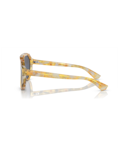 Dolce & Gabbana Sonnenbrille Mit Rundem Gestell In Yellow Tortoise