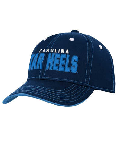 Shop Outerstuff Big Boys And Girls Navy North Carolina Tar Heels Old School Slouch Adjustable Hat
