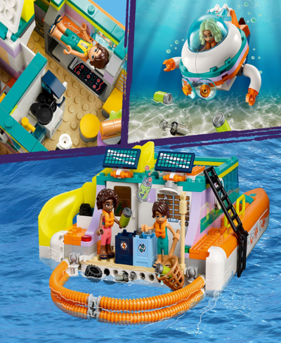 Shop Lego Friends 41734 Sea Rescue Boat Toy Adventure Building Set In Multicolor