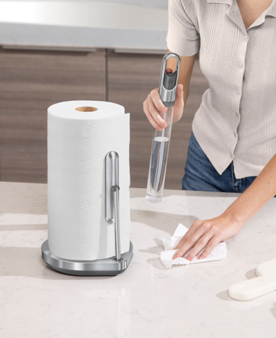 Shop Simplehuman Paper Towel Pump In Brushed Stainless Steel