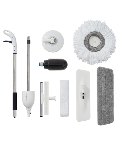 True & Tidy Spray-360 Clean Everywhere Spray Mop Kit In White
