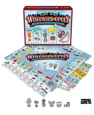 Late For The Sky Wisconsin-opoly Classic Board Game With A Wisconsin Twist In Multi