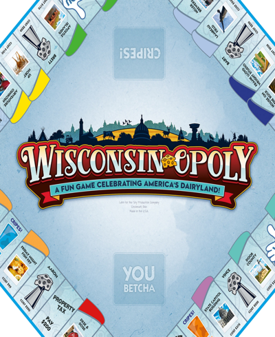 Late For The Sky Wisconsin-opoly Classic Board Game With A Wisconsin Twist In Multi