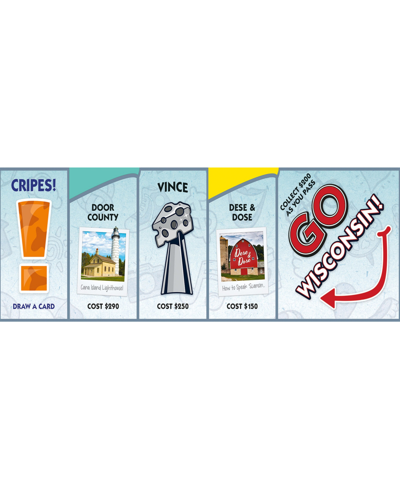 Late For The Sky Wisconsin-opoly Classic Board Game With A Wisconsin Twist In Multi