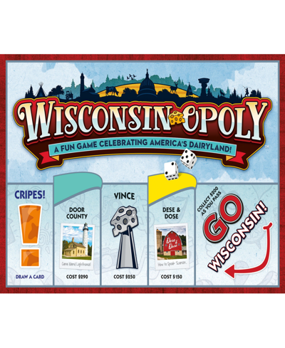 Late For The Sky Wisconsin-opoly Classic Board Game With A Wisconsin Twist In Multi