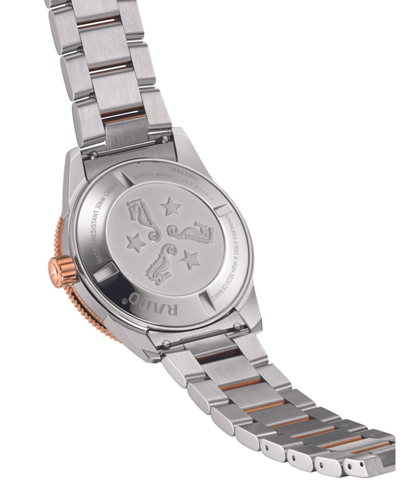 Rado Men's Swiss Automatic Captain Cook Two-tone Stainless Steel Bracelet Watch 42mm In No Color