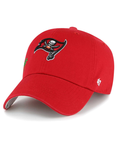47 Brand Women's ' Red Tampa Bay Buccaneers Confetti Icon Clean Up Adjustable Hat In Red