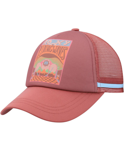Shop Roxy Women's  Pink Dig This Trucker Adjustable Hat