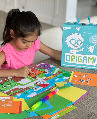 Open The Joy Origami Activity Kit In Aqua