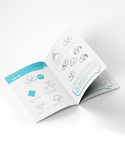 Open The Joy Origami Activity Kit In Aqua