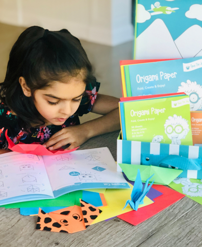 Open The Joy Origami Activity Kit In Aqua