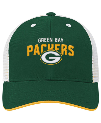 Shop Outerstuff Big Boys Green Green Bay Packers Core Lockup Snapback Hat