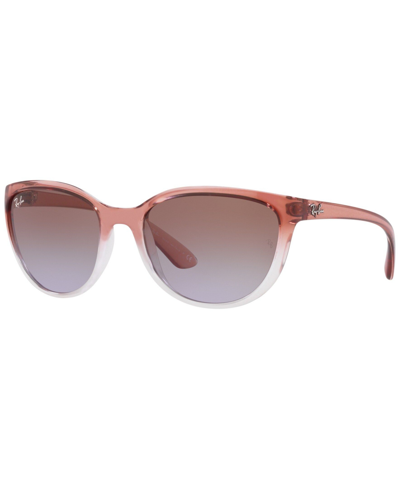 Shop Ray Ban Women's Sunglasses, Rb4167 Emma In Light Brown