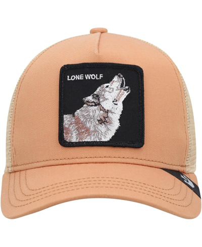 Shop Goorin Bros Men's . Tan Lone Wolf Adjustable Trucker Hat