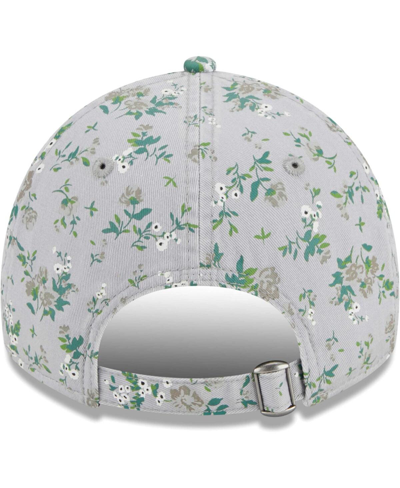 New Era Women's  Gray Las Vegas Raiders Bouquet 9twenty Adjustable Hat In Gray