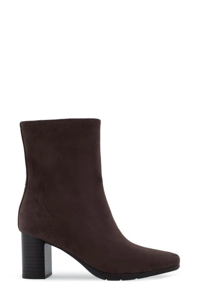 Shop Aerosoles Miley Heeled Boot In Brown Faux Suede