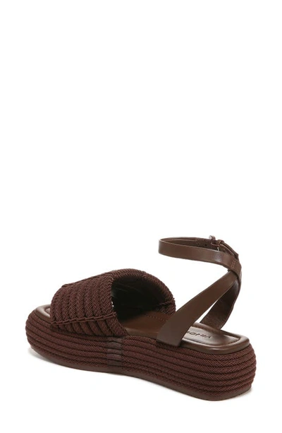 Shop Vince Pali Cord Platform Sandal In Redwood