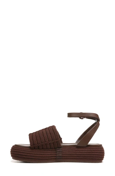 Shop Vince Pali Cord Platform Sandal In Redwood