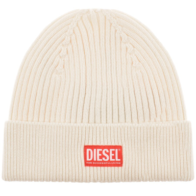 Shop Diesel K Coder H Beanie Hat Cream