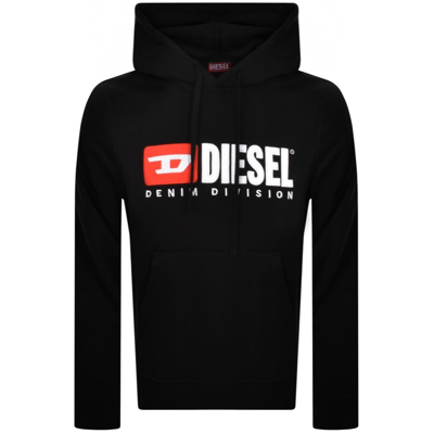 Shop Diesel S Ginn Logo Hoodie Black