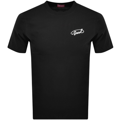 Shop Diesel T Diegor L13 T Shirt Black