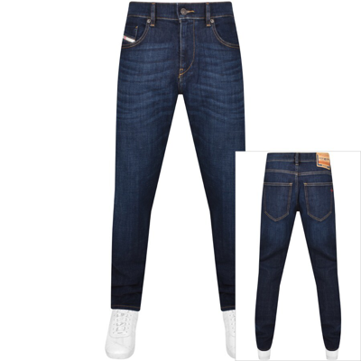 Shop Diesel D Strukt Slim Fit Dark Wash Jeans Blue
