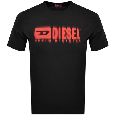 Shop Diesel T Diegor L6 T Shirt Black