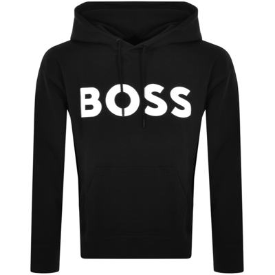Shop Boss Casual Boss We Basic Logo Hoodie Black